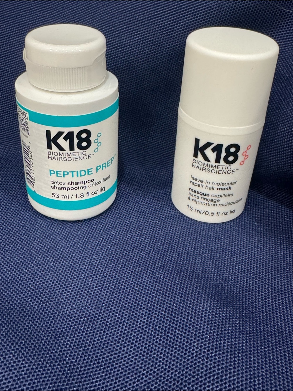 K18 Peptide Prep Detox Shampoo & Leave-In Repair Duo -